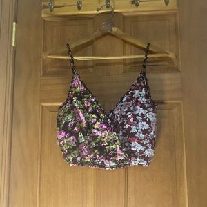 Urban Outfitters Floral Crop Top